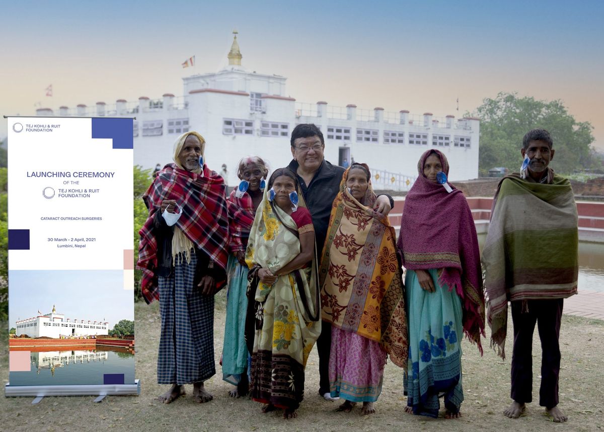 Curing blindness at the Buddhist Maya Devi Temple: A Tej Kohli & Ruit Foundation Story